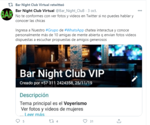 Bar Night Club Vip bares swinger y fiestas swing con pandemia hoy en Bogotá